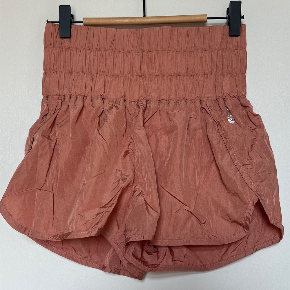 FP Movements Free People Excellent New Pink High Rise Athletic Shorts Size S